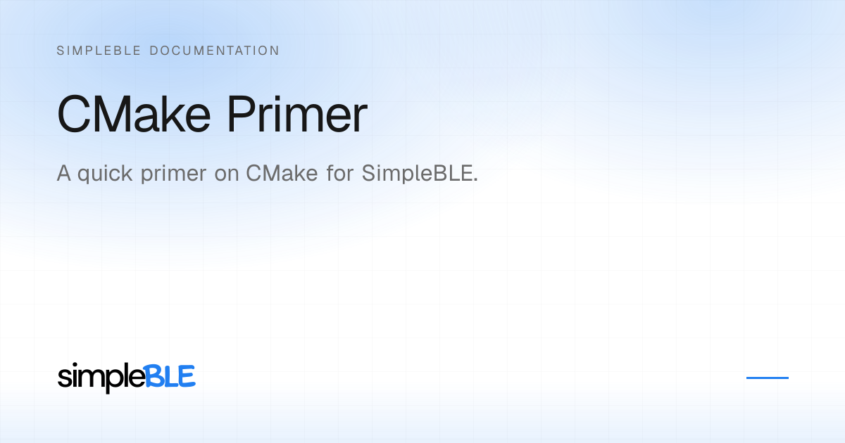 Cmake Tutorial Simple CMake Primer