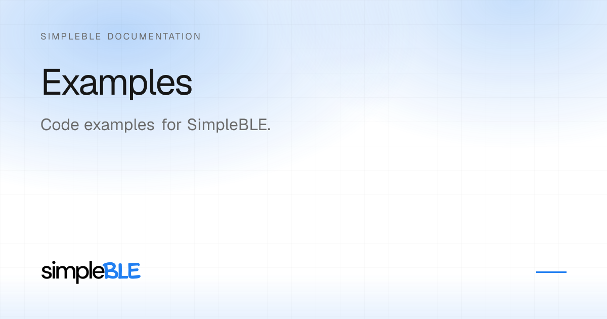 Examples