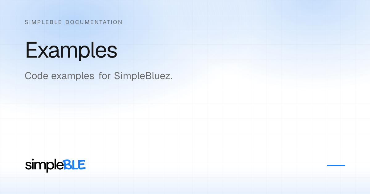 Examples